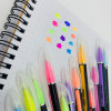 Set 12 Lapices Gel Neon Color Pastel