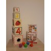 Torre Apilable Madera Encaje Figuras Geométricas Montessori