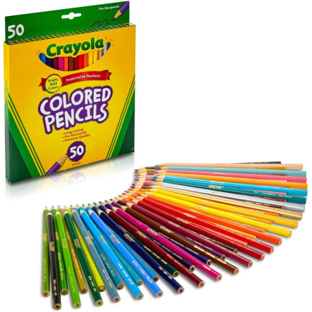 Crayola Lápices De Colores 50 Colores