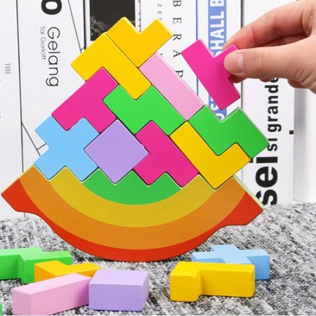 Tetris Balanceo Bloques Construcción