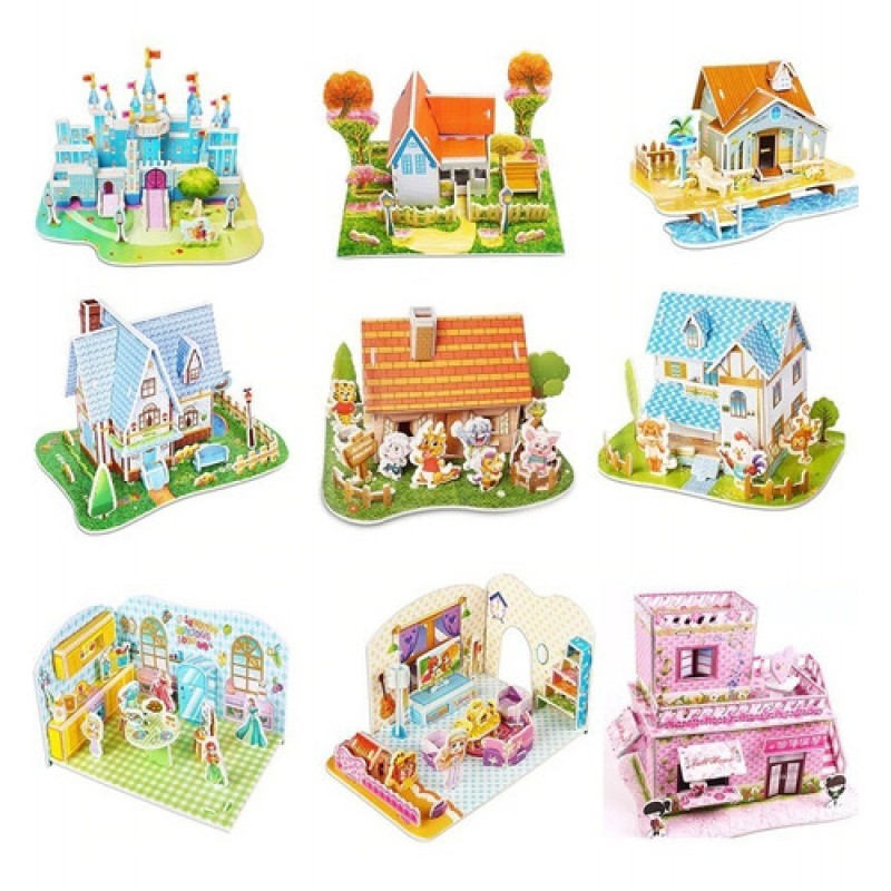  Puzzles Tridimensional 3D Armable