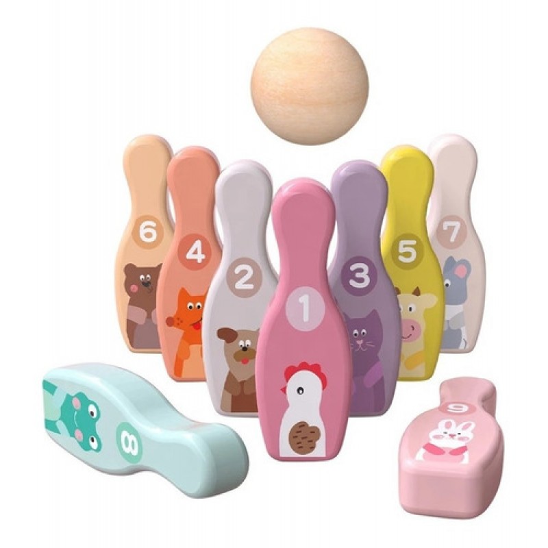 Palitroque De Madera Bowling