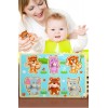 Set 4 Puzzles Botones Encaje Madera