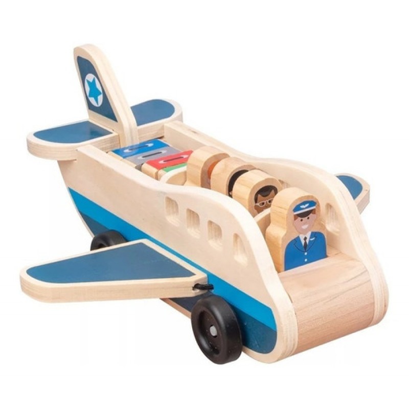 Juguete Avión De Madera