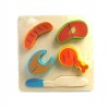 1 Corta Fruta Tabla 15x15 Cms
