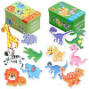 Pack 4 Puzzles Cajas Metálicas 6 En 1