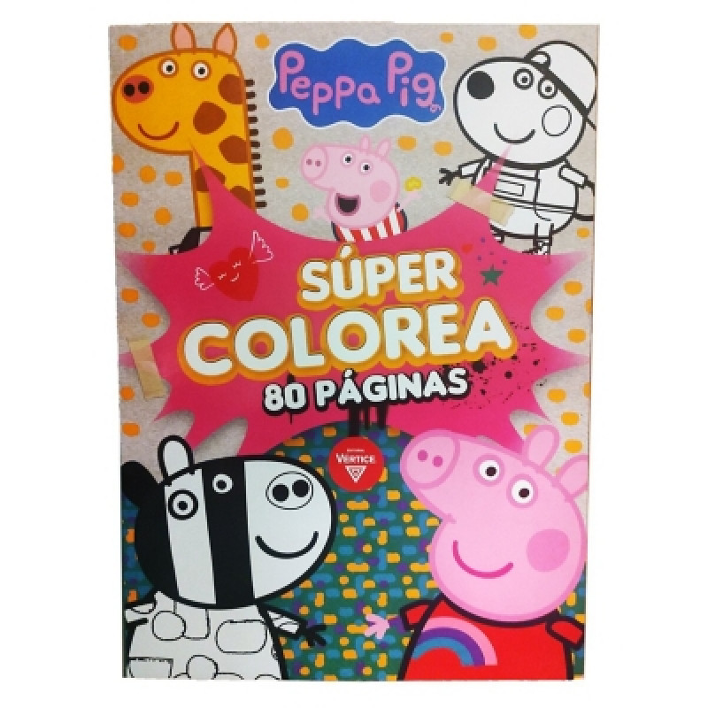 Super Colorea Peppa Pig 80 hjs