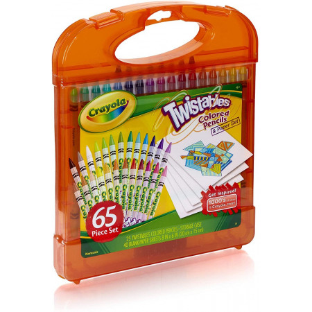 Crayola Set de Lápices de Colores Twistables 65 Piezas 