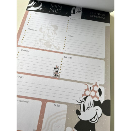 Planner Semanal Minnie Disney