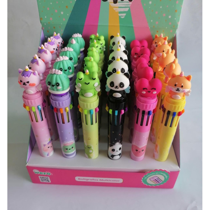 Lápiz Wero Multicolor /10 Colores En 1 Bolígrafo