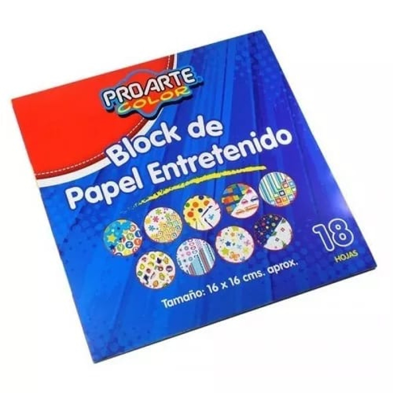 Block Papel Entretenido Proarte