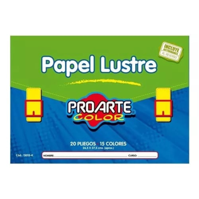 Carpeta Papel Lustre Proarte
