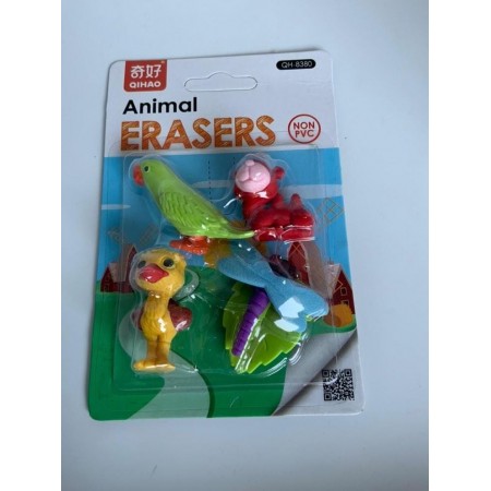 4 Gomas Borrar Animales