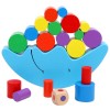 Pack 3 Juguetes Reloj + Puzzle + Equilibrio Madera