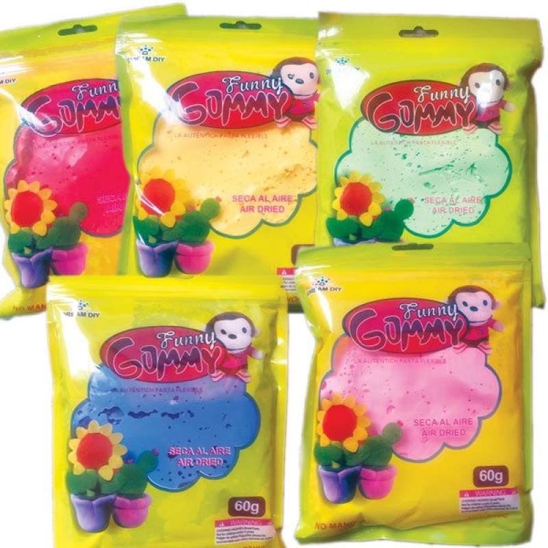 12 Masas Moldeables 60 Grs
